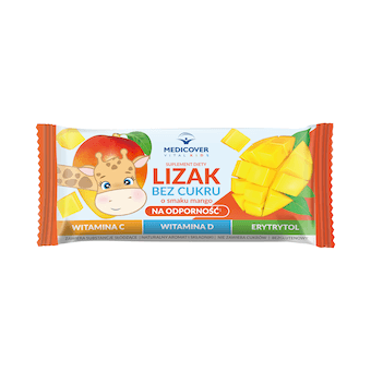 Lollipop for immunity, mango flavour, 5 pieces